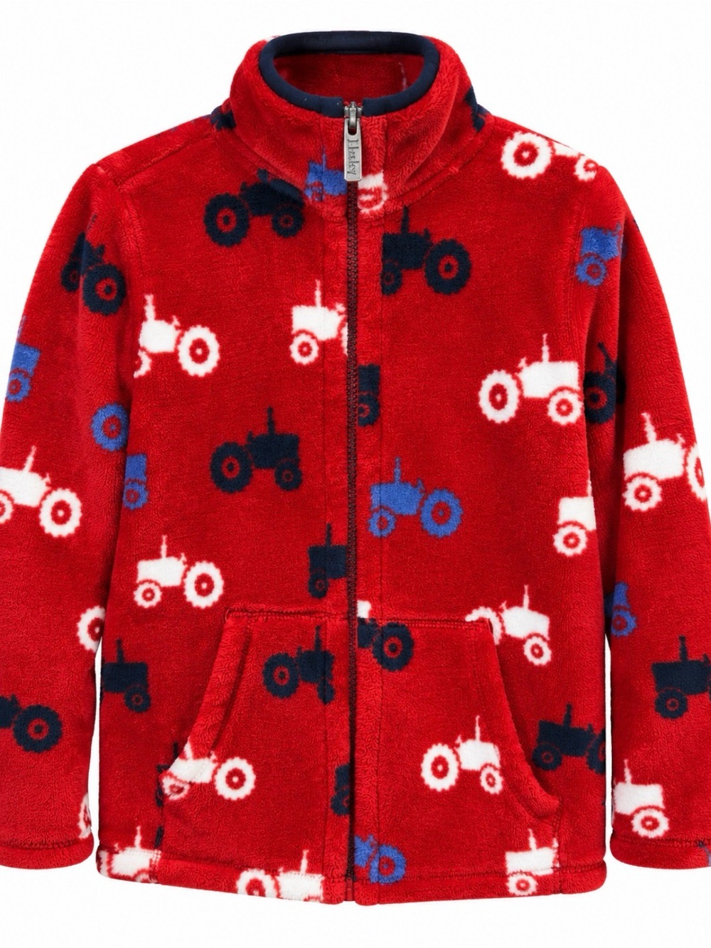 Kids Red Tractor Fleece Zip Jacket size 7